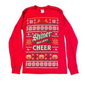 Shiner Cheer Long Sleeve Tee- Small